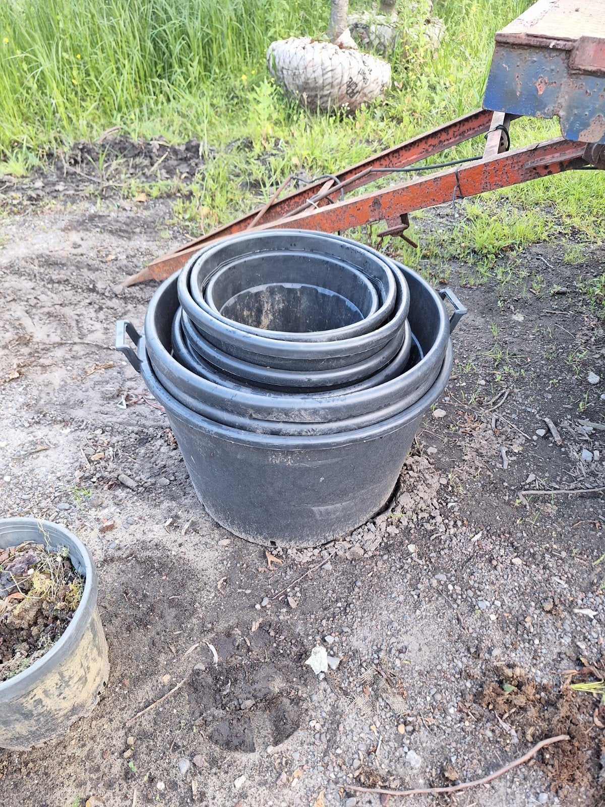 Bloempotten, plantenpotten, 30 liter, Ophalen, Kunststof, Gebruikt, Minder dan 30 cm