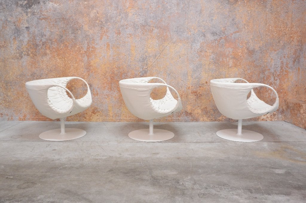 ZGAN exclusieve Moroso Smock design draaifauteuils, Minder dan 50 cm, Moroso, Minder dan 75 cm, Ophalen of Verzenden
