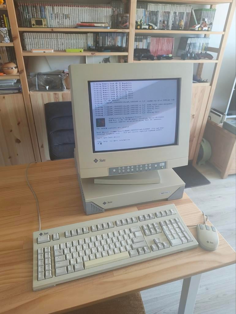 Sun SPARCstation 5 compleet, Ophalen, Sun Microsystems