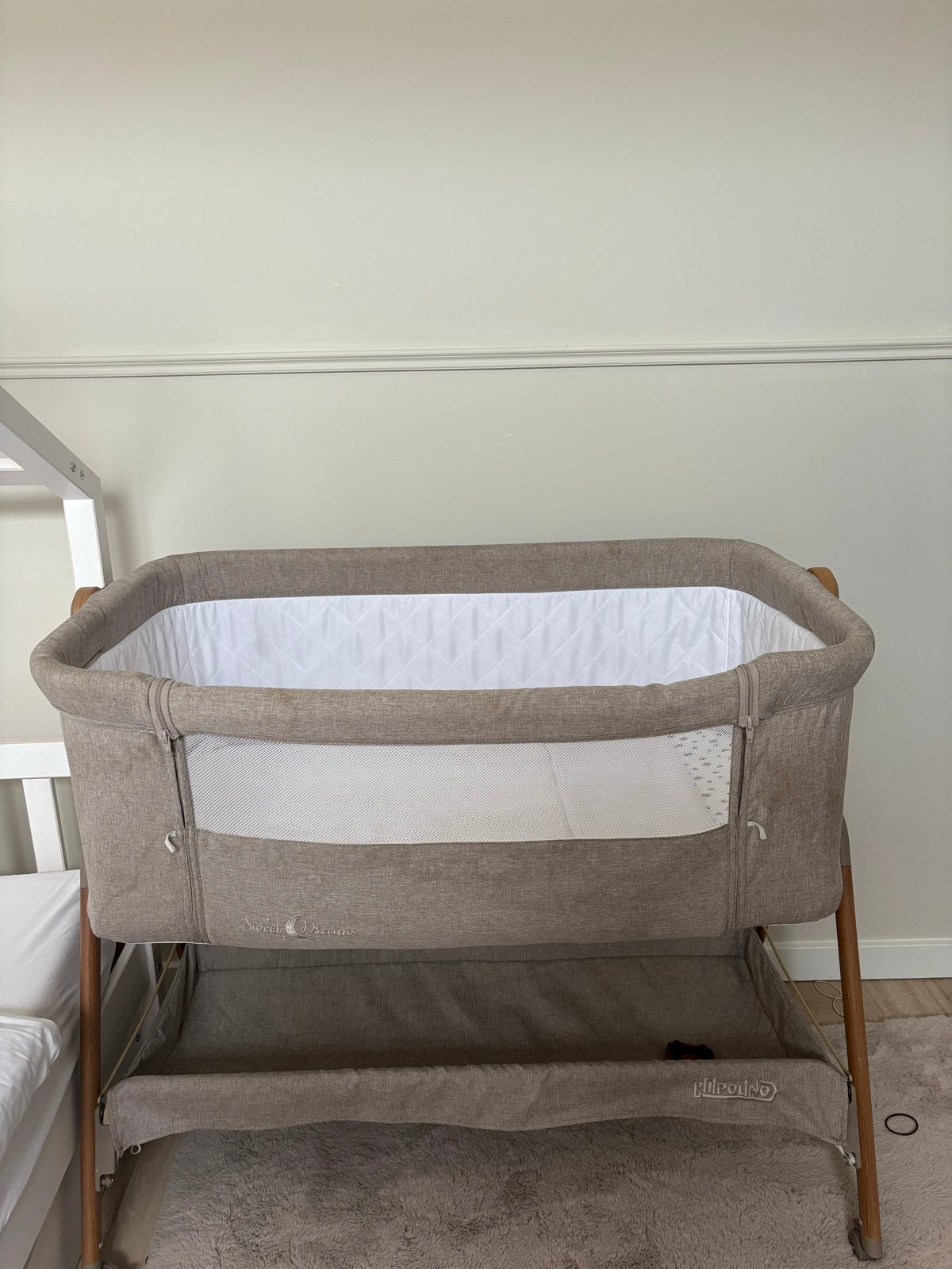 Chipolino Sweet Dreams co-sleeper / wieg + Jollein dekentje, Kinderen en Baby's, Ophalen of Verzenden, Wieg
