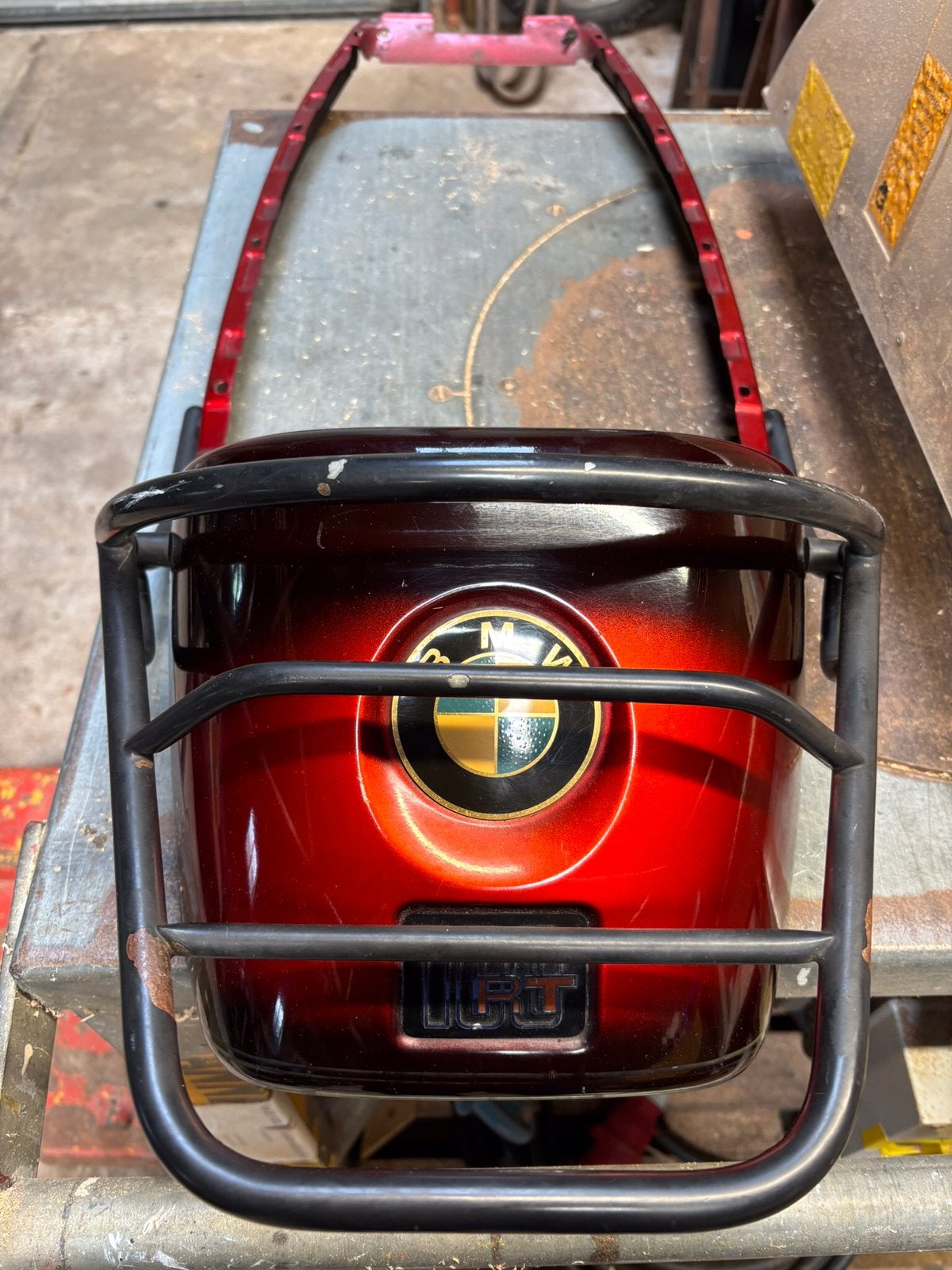 BMW R100RT Buddyseat cover, Ophalen, Gebruikt