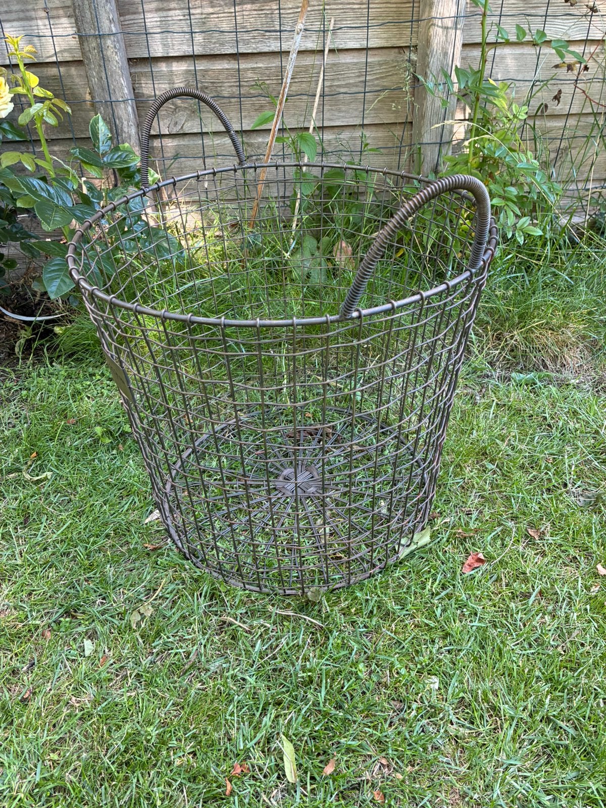 Decoratieve Metalen draadmand, Ophalen, Zo goed als nieuw, Minder dan 10 meter, Raster