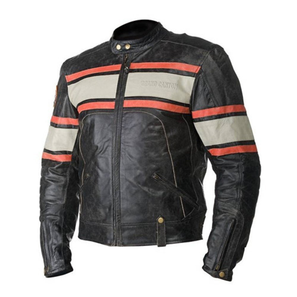 Leren Motorjas Buffalo met CE Protectie - Maten 62 & 64, Motoren, Nieuw met kaartje, Heren, Jas | leer, Ophalen of Verzenden