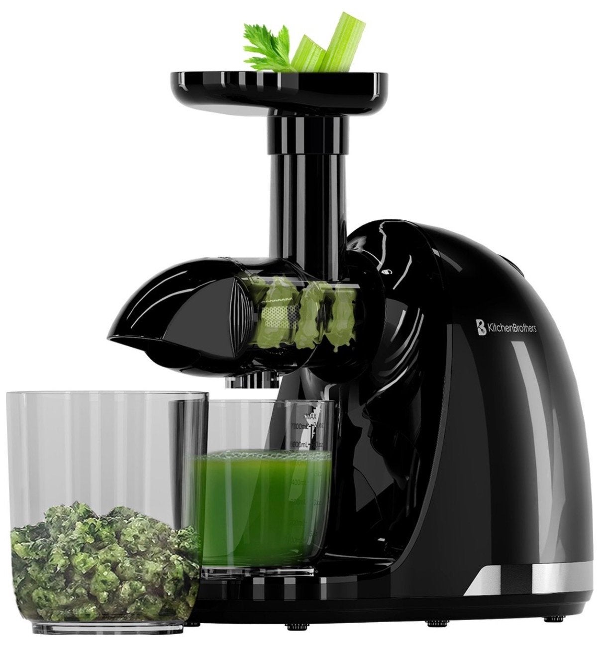 KitchenBrothers Slowjuicer - Vers sap in een handomdraai, Ophalen of Verzenden, Zo goed als nieuw, Elektrisch, Slowjuicer