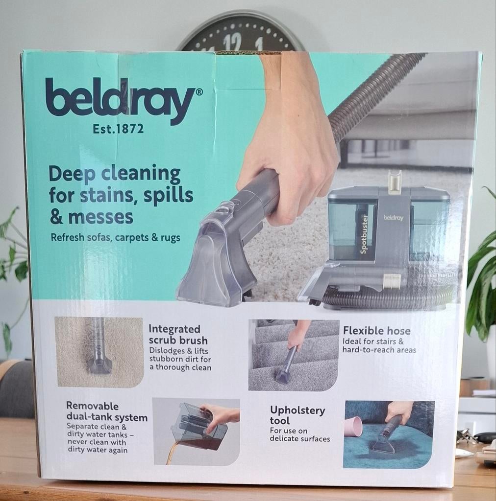 Beldray compact spotbuster, Ophalen