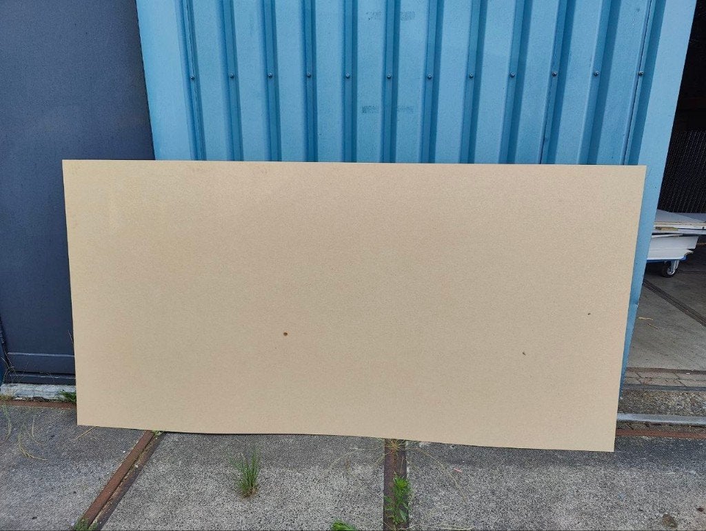 100x MDF platen 244 x 122 x 3mm dik, Ophalen, 25 tot 50 mm, Zo goed als nieuw, 200 tot 250 cm