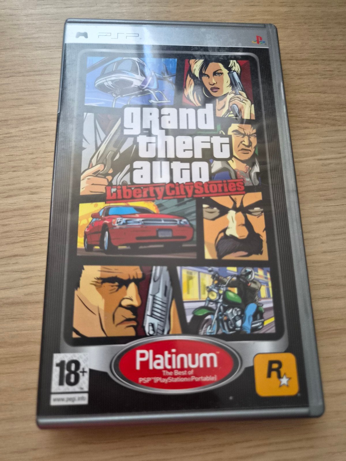 Grand Theft Auto: Liberty City Stories - PSP Platinum, Avontuur en Actie, Gebruikt, Vanaf 18 jaar, 1 speler