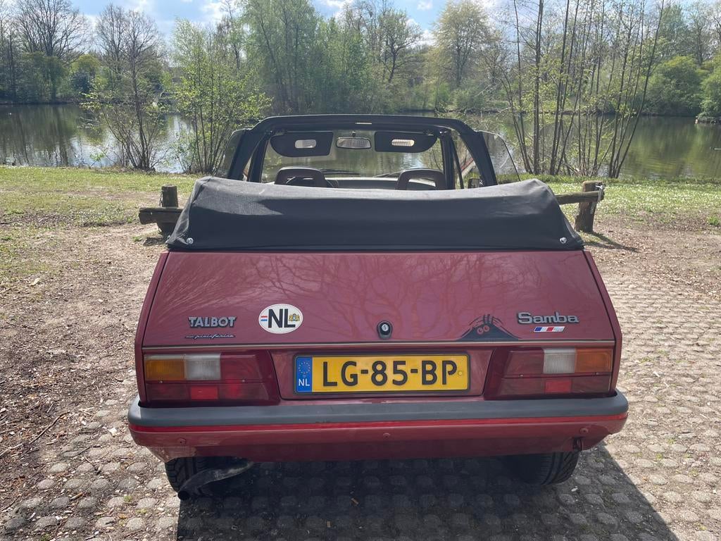 Talbot Samba 1.4 Cabriolet 1984 Rood, foto 9