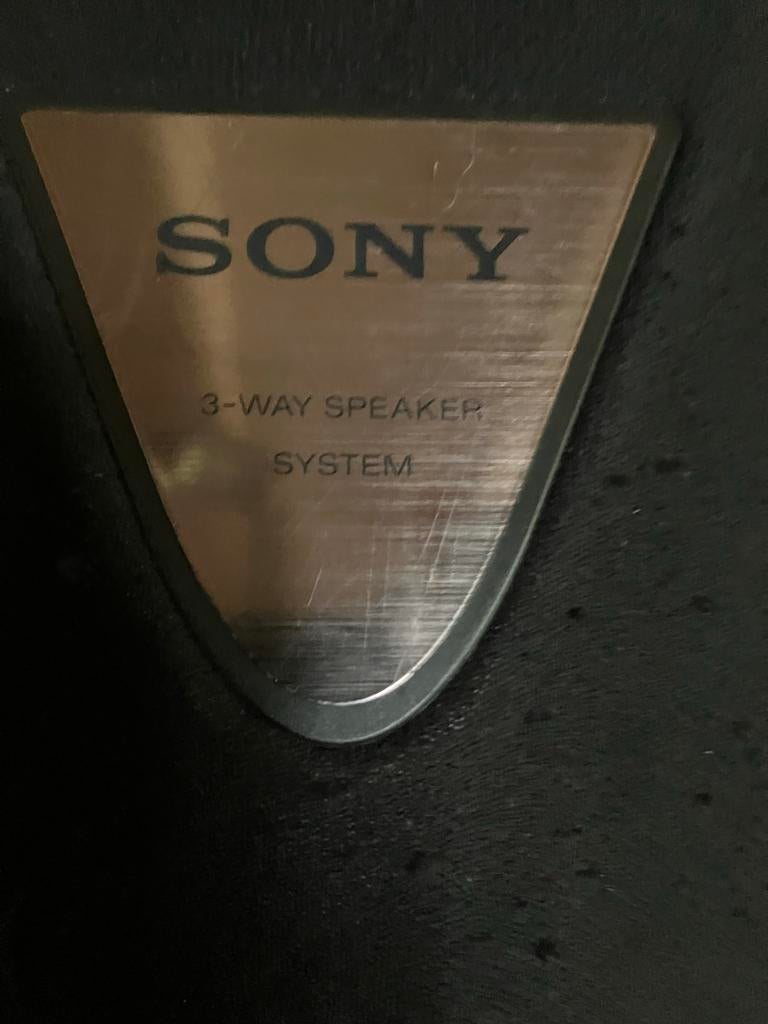 Sony Zuil Speakers - 3-weg systeem, Ophalen of Verzenden, Gebruikt, Front, Rear of Stereo speakers, Sony
