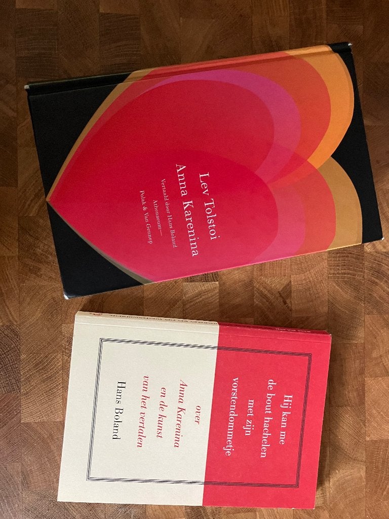 Anna Karenina met bijbehorend boek van vertaler Hans Boland, Boeken, Ophalen of Verzenden, Zo goed als nieuw, Lev Tolstoi, Europa overig