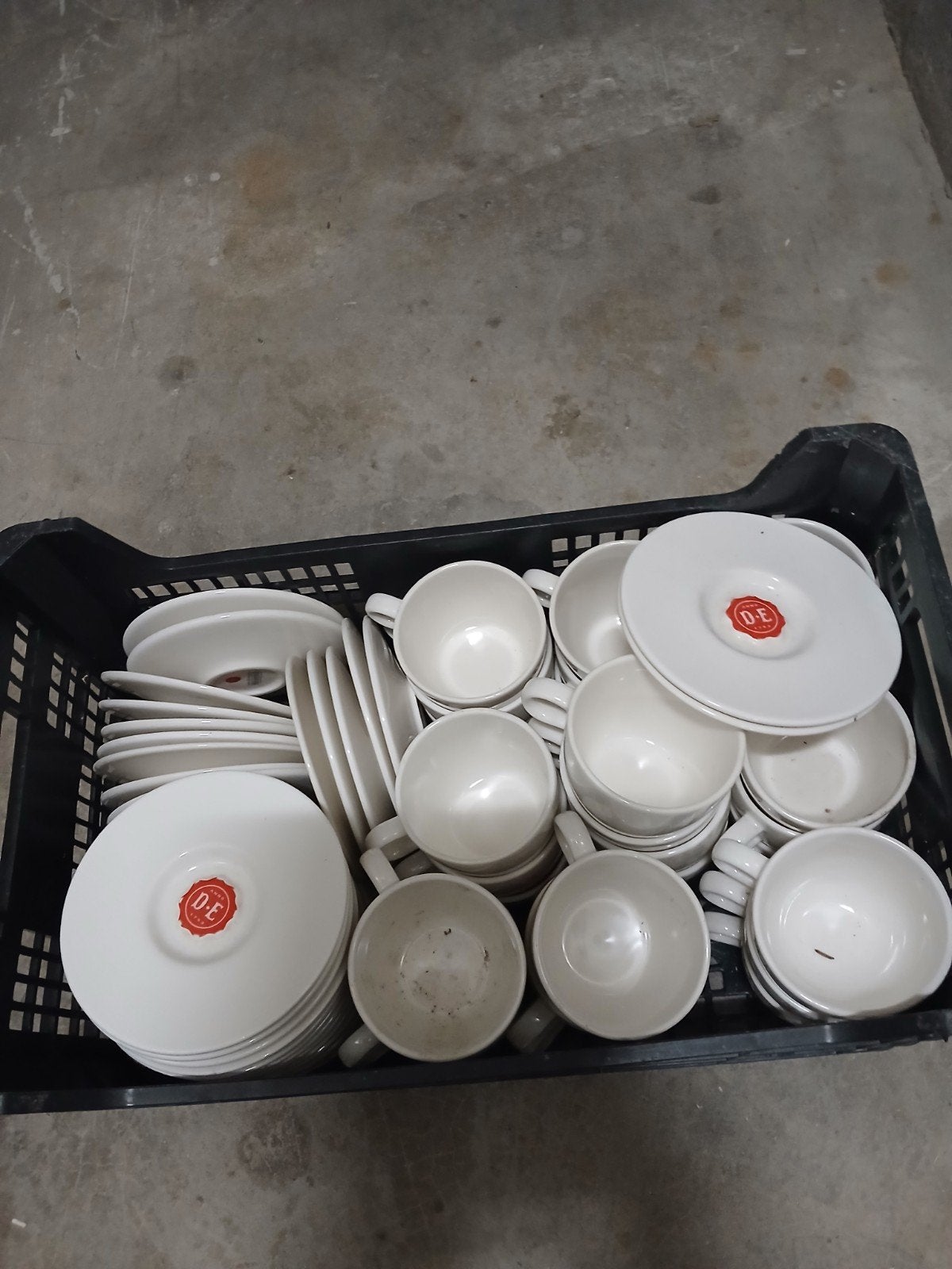 Nieuwe koffietassen met bordjes - 25 stuks, Ophalen of Verzenden, Nieuw, Overige merken, Kop(pen) en/of Schotel(s)