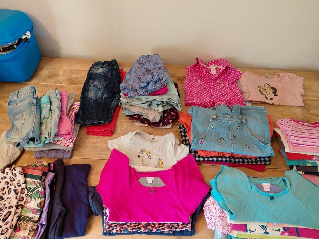 Partij kinderkleding meisje zomer maat 98, Kinderen en Baby's, Kinderkleding | Maat 98, Ophalen of Verzenden, Gebruikt, Meisje