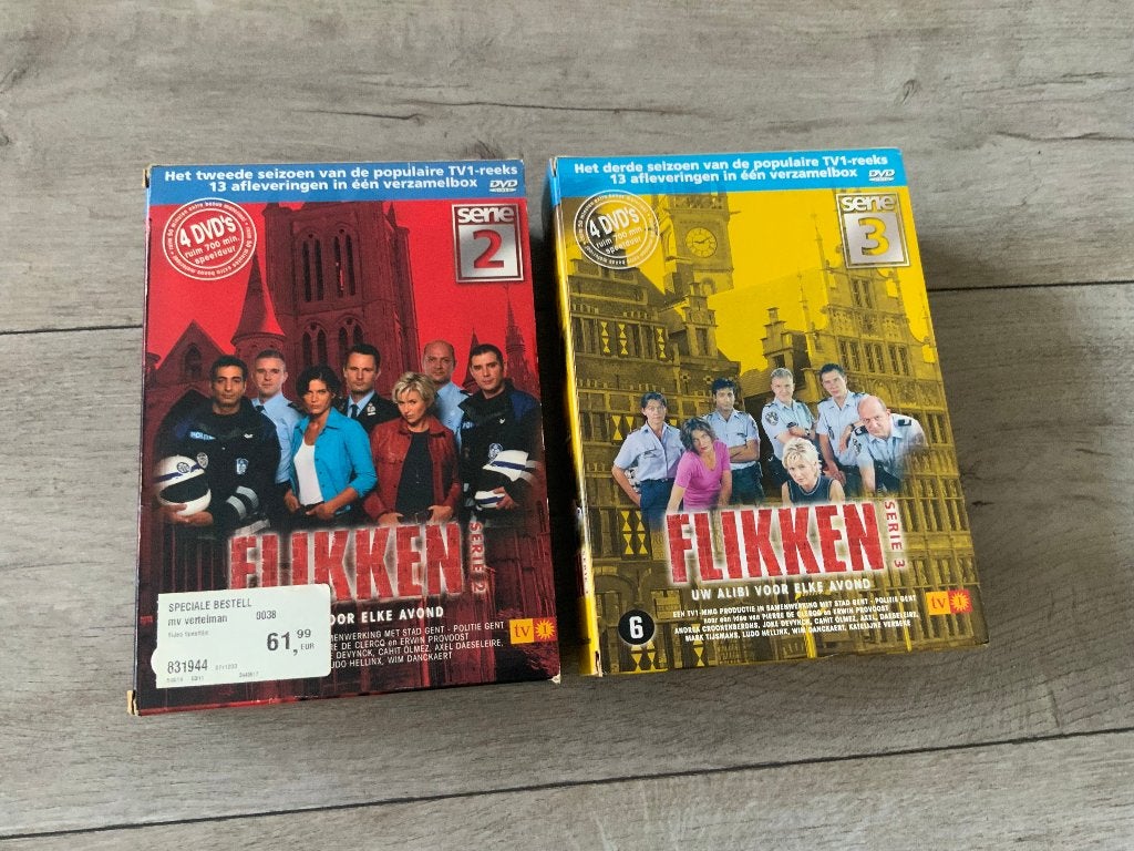 Flikken Belgie - DVD Box - Seizoen / Serie 2 & 3, Alle leeftijden, Ophalen of Verzenden, Zo goed als nieuw