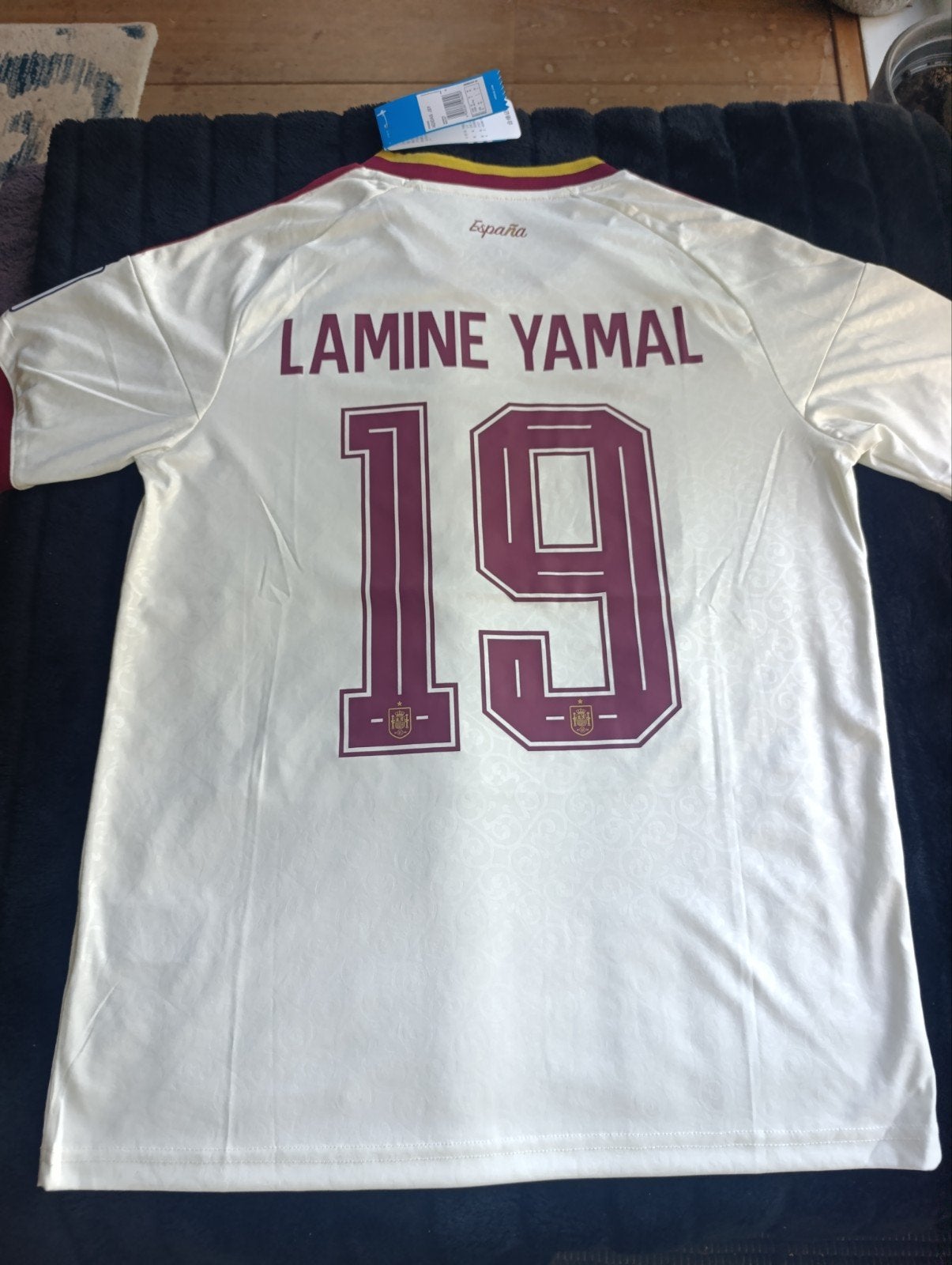 Nieuw Adidas Spanje uitshirt  #8 Fabian WK 2026 Maat L, Maat 52/54 (L), Wit, Nieuw, Ophalen of Verzenden