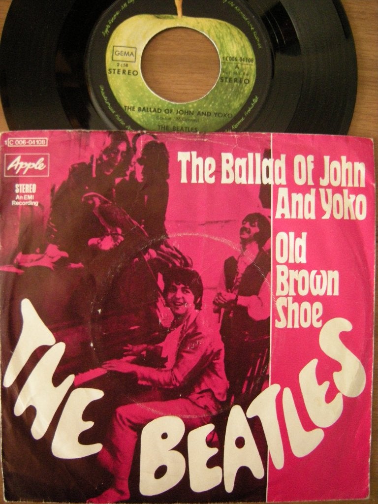 The Beatles (The Ballad Of John And Yoko), Gebruikt, 7 inch, Ophalen of Verzenden, Pop
