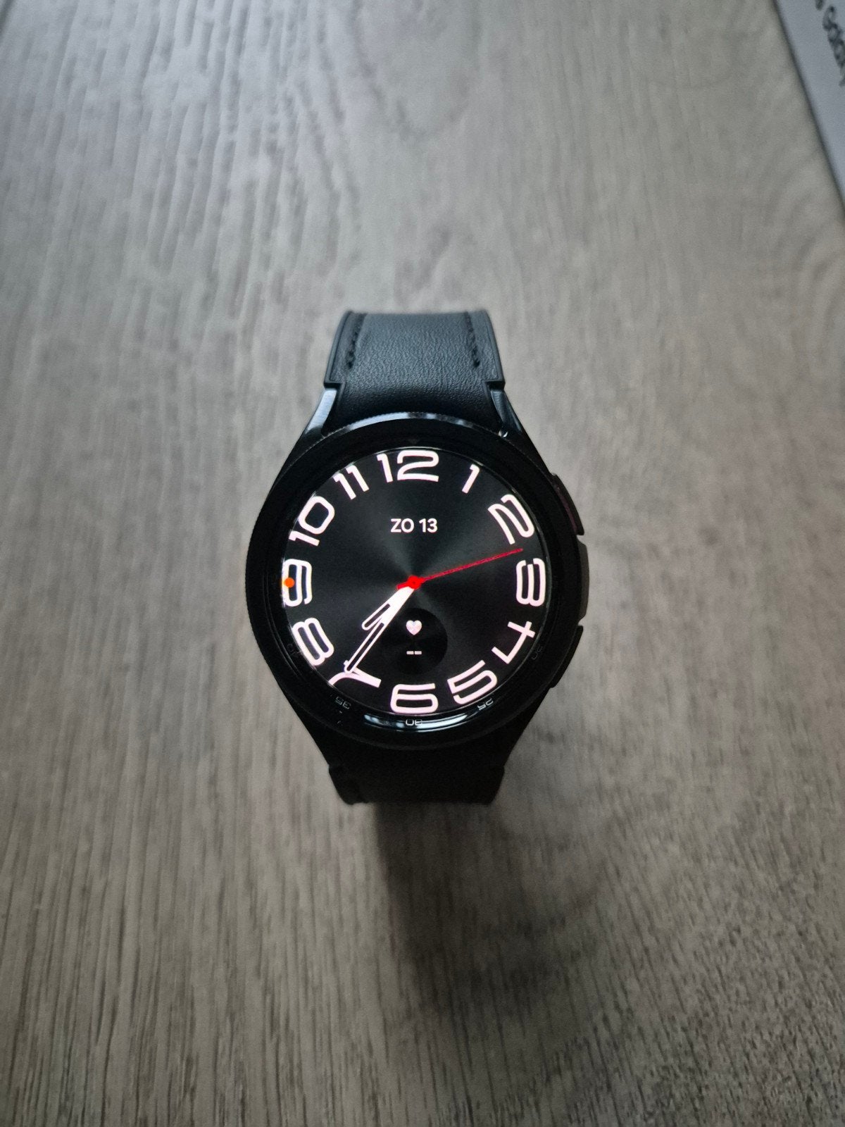 Samsung Galaxy Watch6 Classic Zwart 43mm  Zo goed als nieuw, Zwart, Ophalen of Verzenden, Zo goed als nieuw, GPS