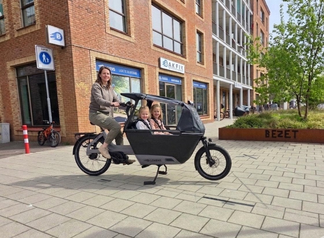 Lovens S85 cargo line bakfiets met toebehoren, Overige merken, Huif, Onbekend, Ophalen of Verzenden