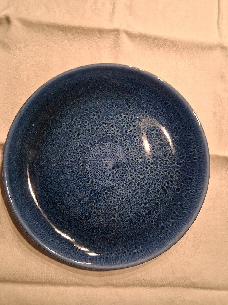 Churchill design mooie blauwe schotel presenteerschaal, Overige merken, Ophalen of Verzenden, Zo goed als nieuw, Bord(en)