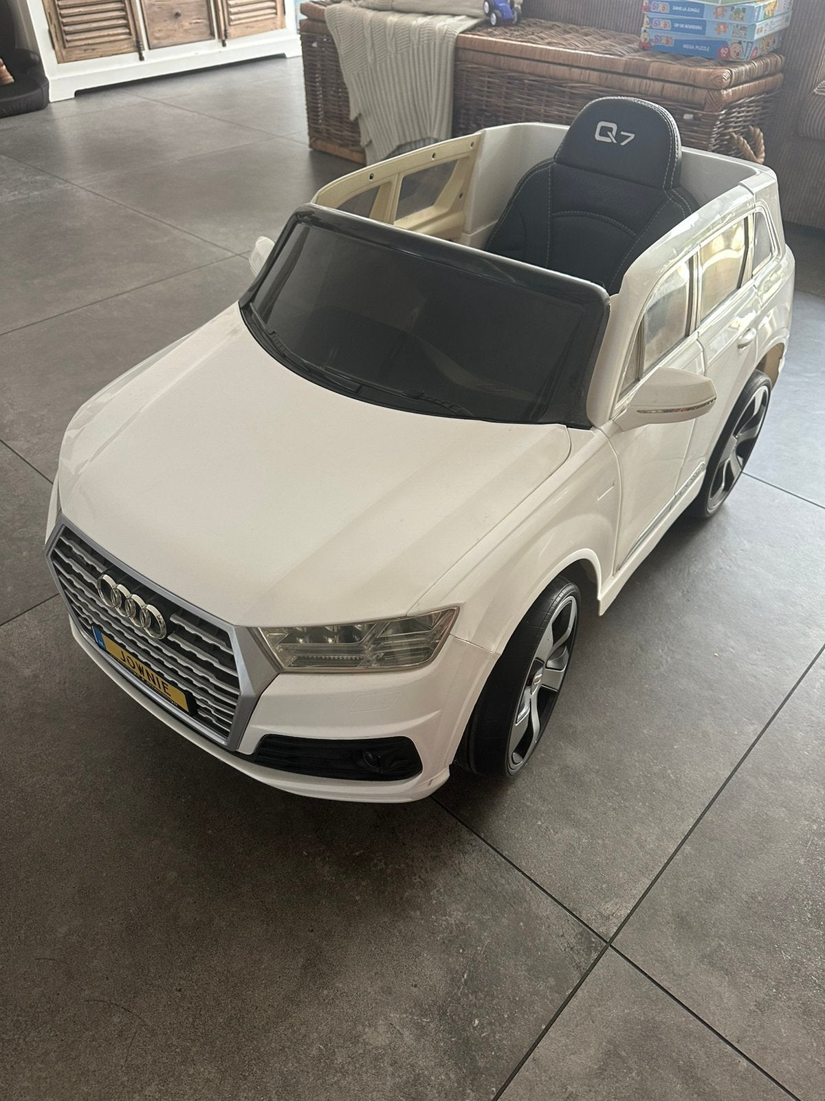 Elektrische auto kinder Range Rover (defect), Ophalen, Gebruikt