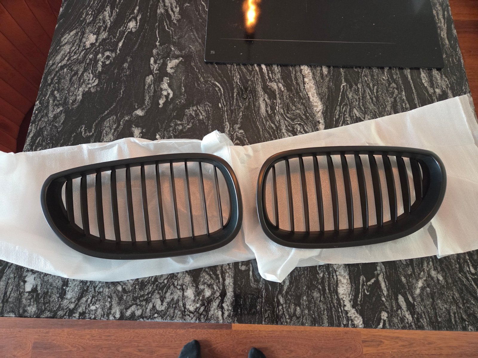 BMW E60 5-serie grille matzwart, Ophalen, Gebruikt, Voor, Bumper