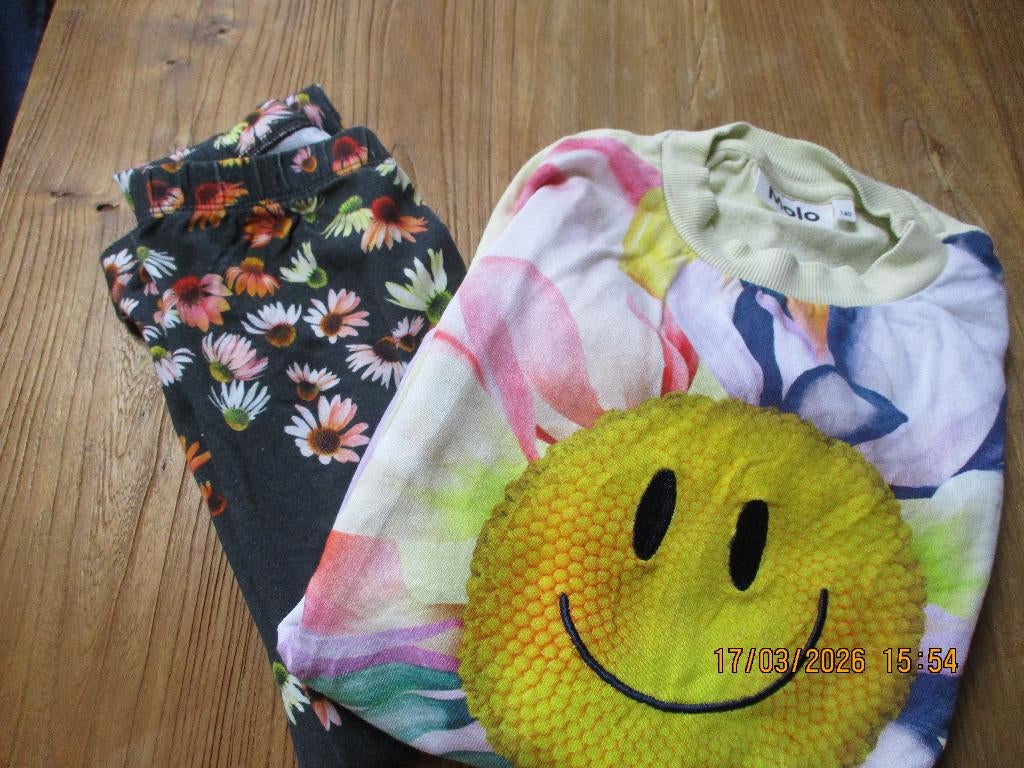 Molo set maat 140 legging en trui meisje, Gebruikt, Ophalen of Verzenden, Setje, Molo