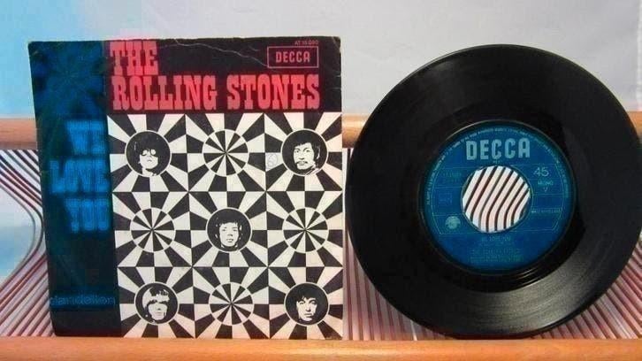 The Rolling Stones, We Love You (single 7"), Ophalen of Verzenden, Gebruikt, Pop