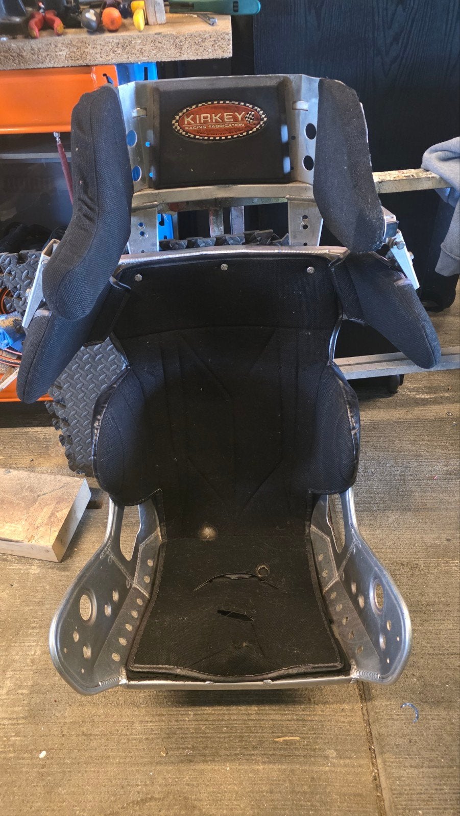 kirkey full containment 18 inch stoel racestoel, Auto diversen, Ophalen, Gebruikt