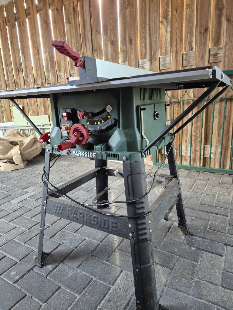 Parkside PTKS 2000 G5 tafelzaag, Ophalen, Gebruikt, Cirkelzaag, 70 mm of meer