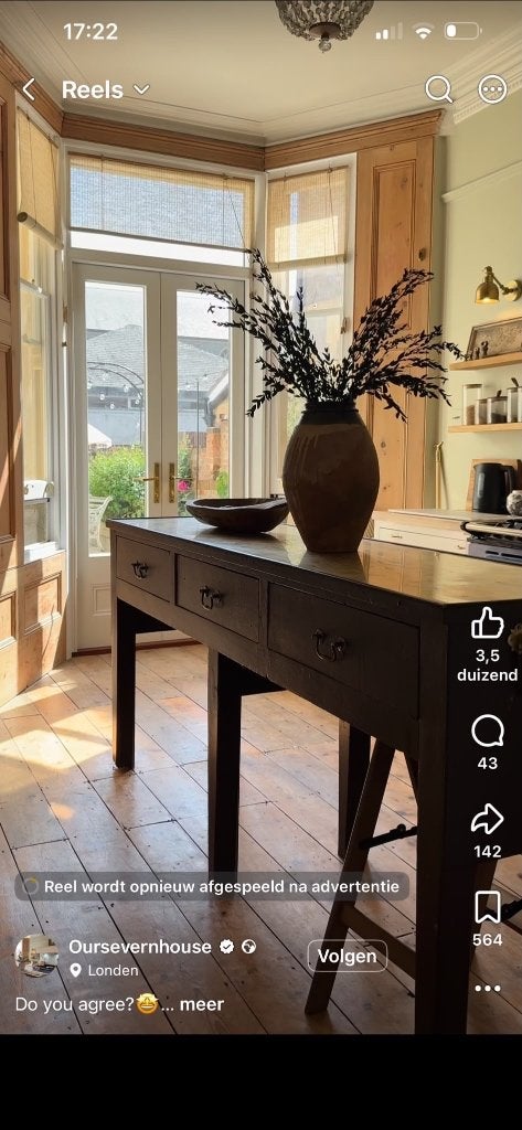 Prachtig Teakhouten Dressoir - Antiek en Design Centre, Ophalen, Gebruikt, Teakhout, Landelijk