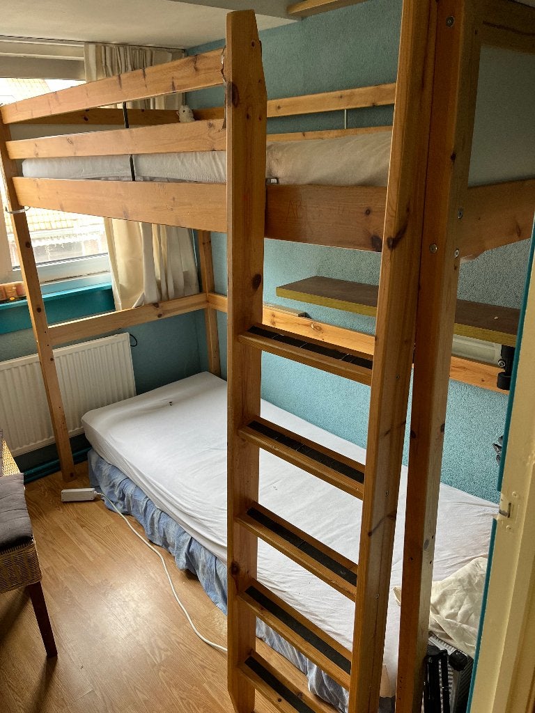 Hoogslaper, Huis en Inrichting, Ophalen, Gebruikt, Eenpersoons, 210 cm