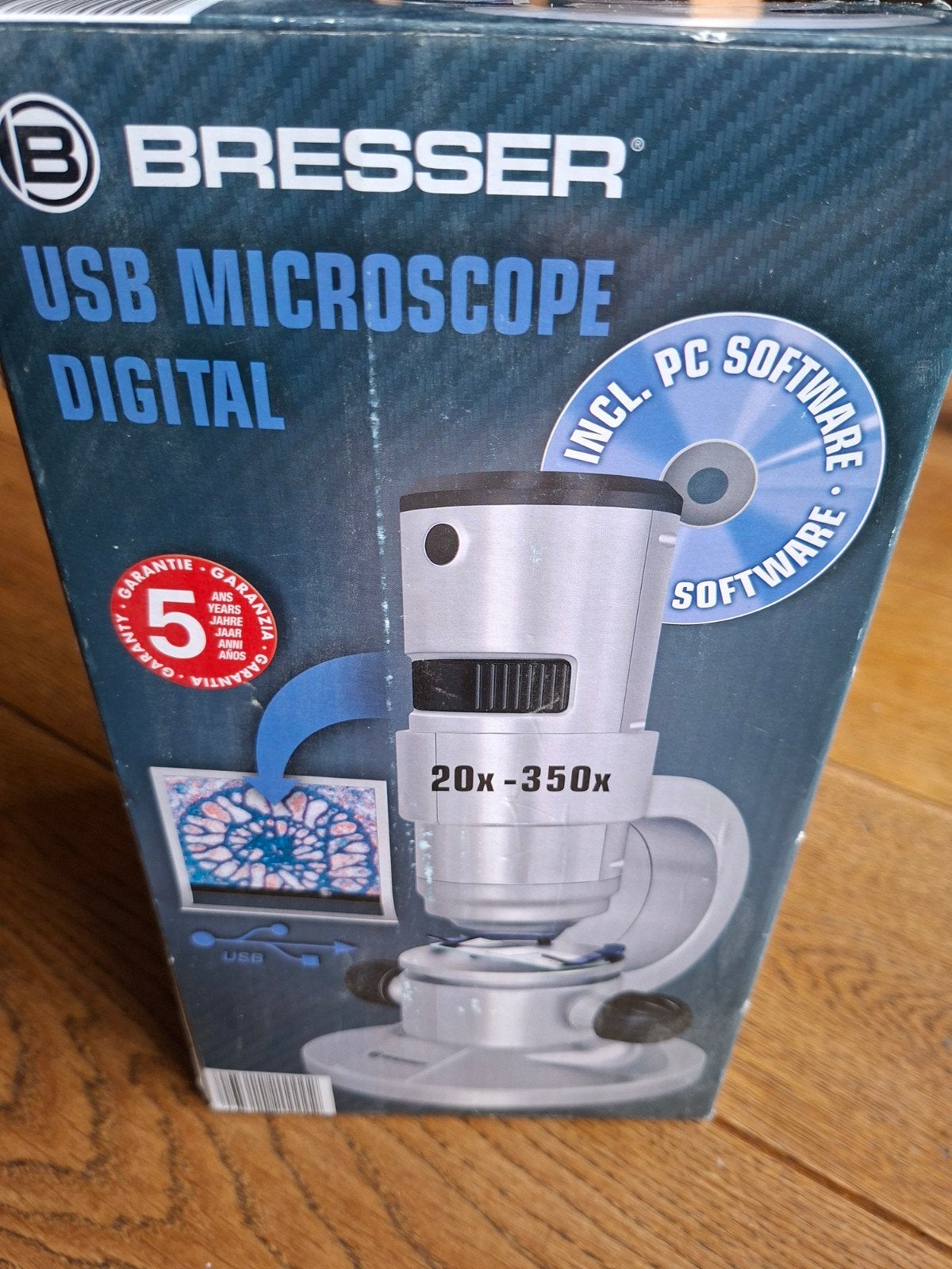 Bresser USB Microscoop Digitaal - Zo goed als nieuw, Audio, Tv en Foto, Optische apparatuur | Microscopen, Ophalen, Zo goed als nieuw