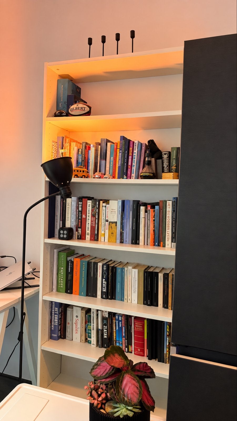 SPOED - IKEA BILLY Boekenkast, wit, nette staat, Huis en Inrichting, Ophalen, Met plank(en), Kunststof, Gebruikt