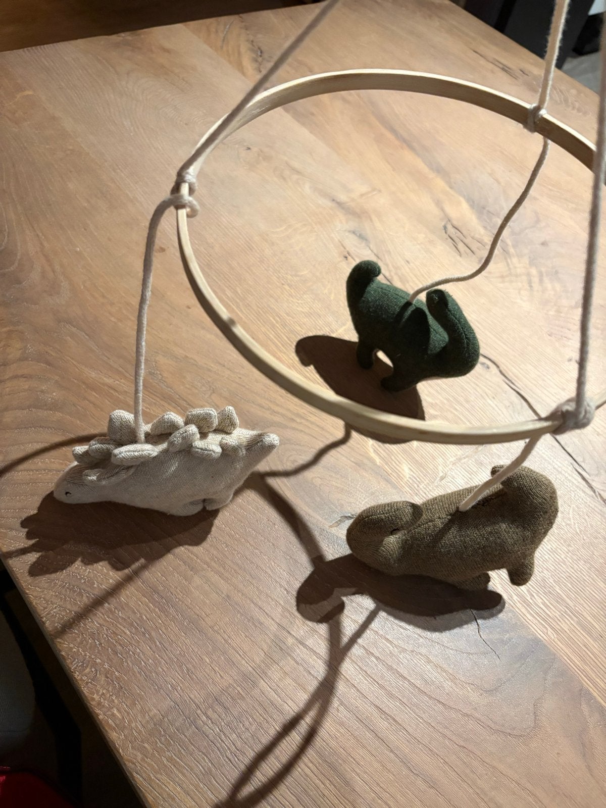 Jollein Baby Mobiel met Dinosaurus Hangers, Ophalen of Verzenden, Zo goed als nieuw, Mobiel