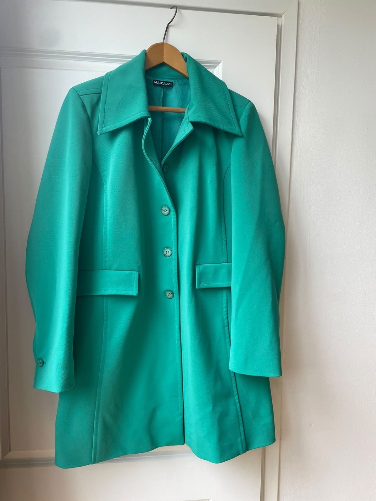 Maicazz groen, teal, zeegroen, jas XL, Maat 46/48 (XL) of groter, Ophalen of Verzenden, Groen, Maicazz