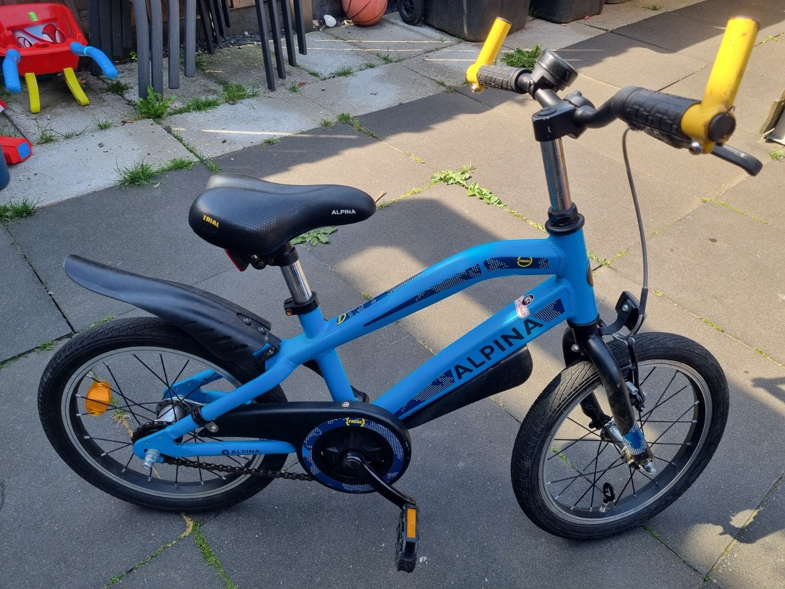 16 inch alpina kinderfiets, Eén persoon