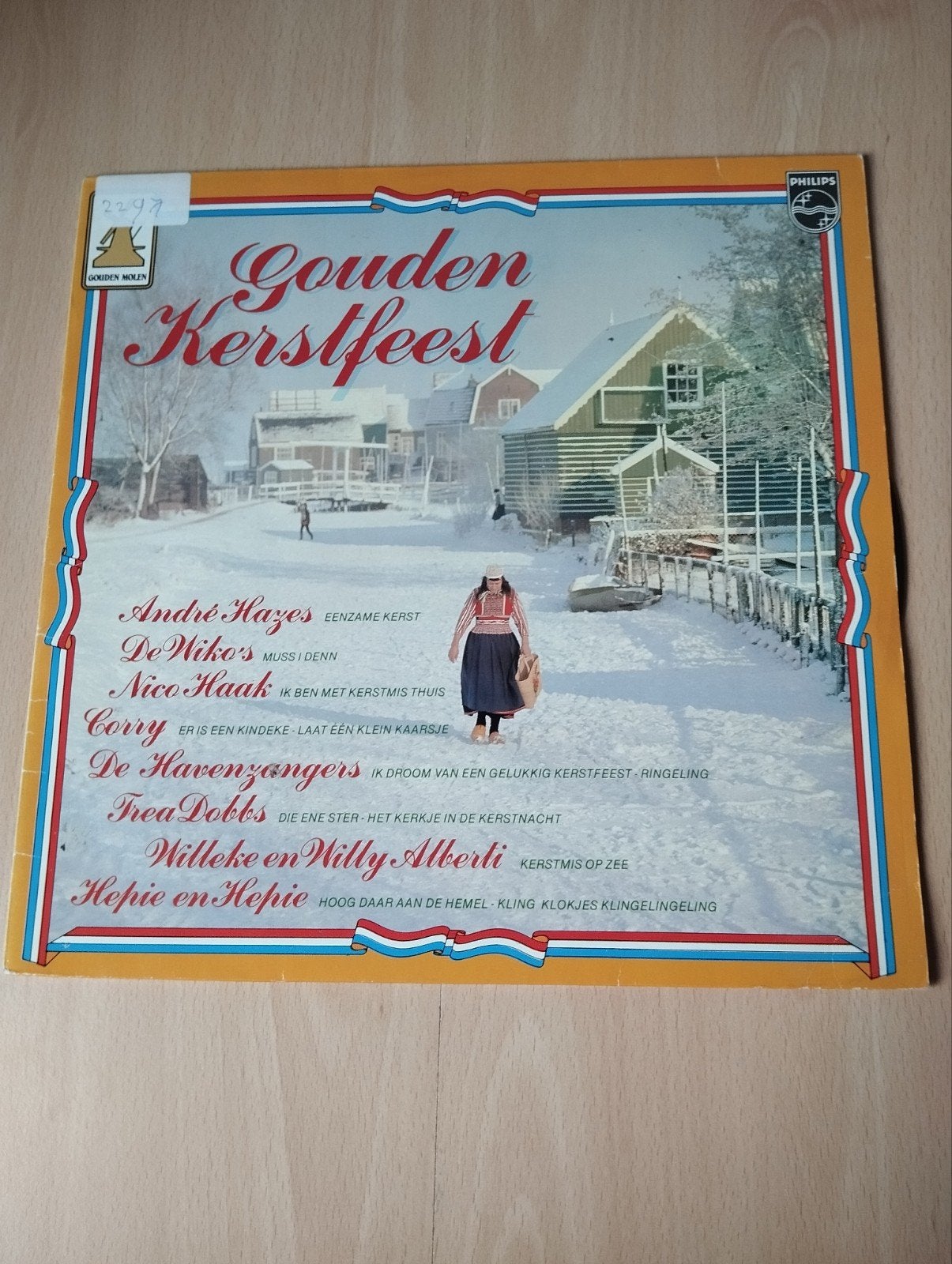 LP Gouden Kerstfeest - Nederlandse kerstnummers, LP, Gebruikt, Ophalen of Verzenden, Complilatie