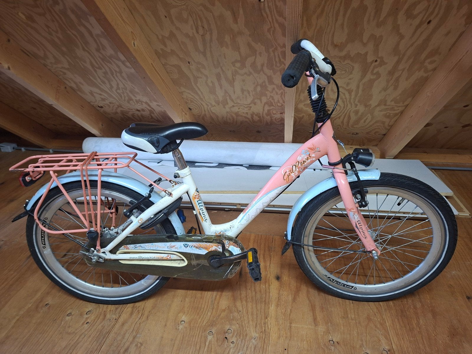 Alpina Meisjesfiets 20 inch (opknapbeurt nodig), Ophalen, Gebruikt, 20 inch, Alpina