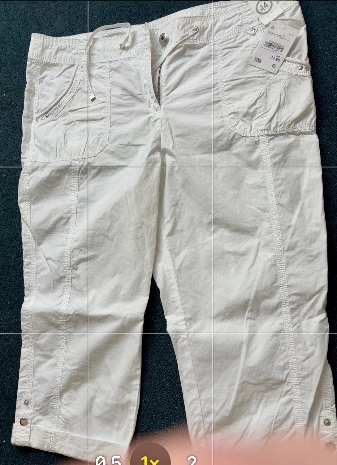 Te koop, Canda Witte Zomerbroek. Nieuw ., Wit, Maat 42/44 (L), Ophalen of Verzenden, Zo goed als nieuw