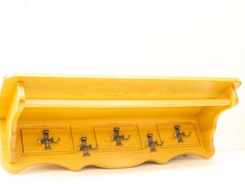 Grenen kapstok 33994, Huis en Inrichting, Woonaccessoires | Kapstokken, Wandkapstok, Gebruikt, Ophalen of Verzenden, Minder dan 100 cm