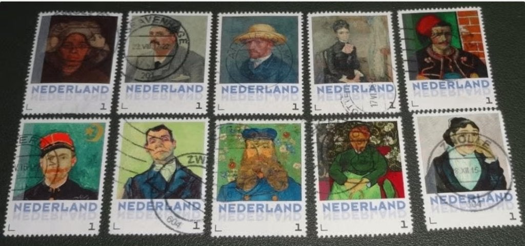 Van Gogh - 3012-F-4 - 2015 - Portret - serie - PNe01-15, Verzenden, Na 1940, Gestempeld