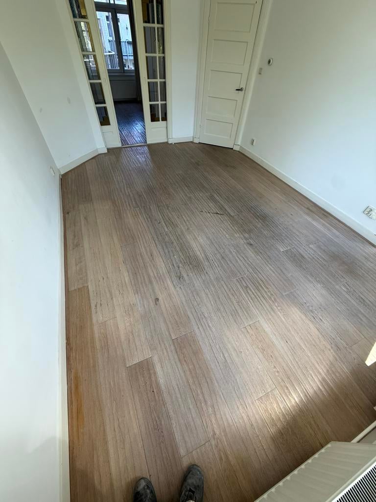 Te koop lamelparket vloer, Parket, Gebruikt, Overige kleuren, Ophalen of Verzenden