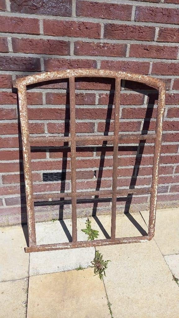 Partij vintage Koestal Raampjes boerderij  ramen decoratie, Ophalen of Verzenden, Gebruikt, Minder dan 80 cm, Gevelraam of Ruit