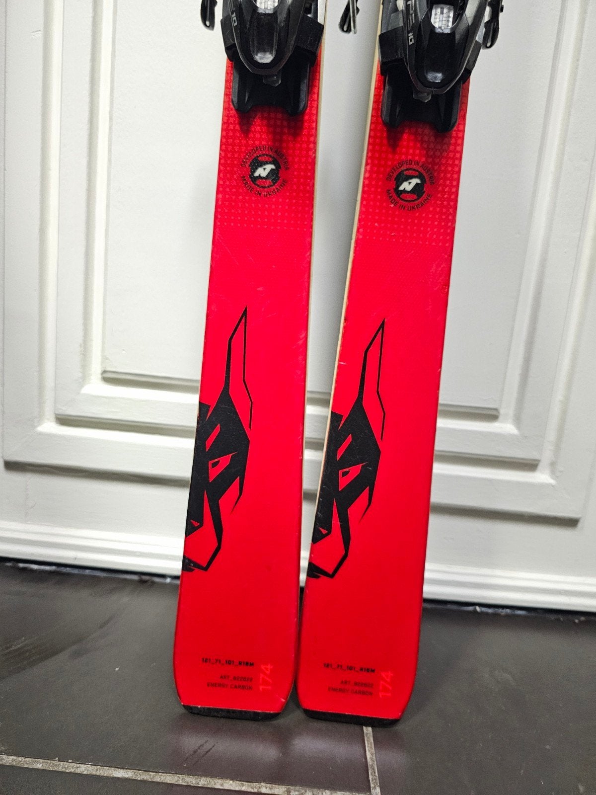 174cm NORDICA DOBERMANN SPITFIRE CA ALL ROUND CARBON WOODCOR, 160 tot 180 cm, Gebruikt, Ophalen of Verzenden, Carve
