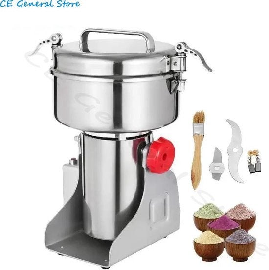Grinder Grannmolen - Graanmolen Machine - Molen - 2000W - El, Corvance B.V., Verzenden, Nieuw, Corvancebol@gmail.com