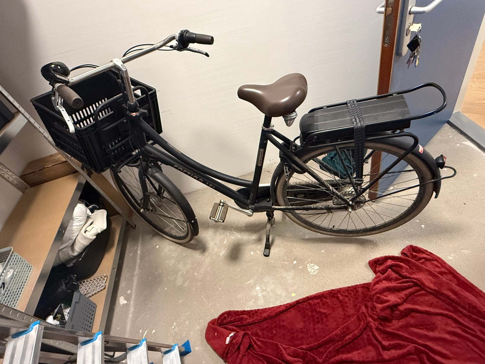 Elektrische cortina E-U4 fiets, Goederen, Elektrisch, Zo goed als nieuw, Ophalen