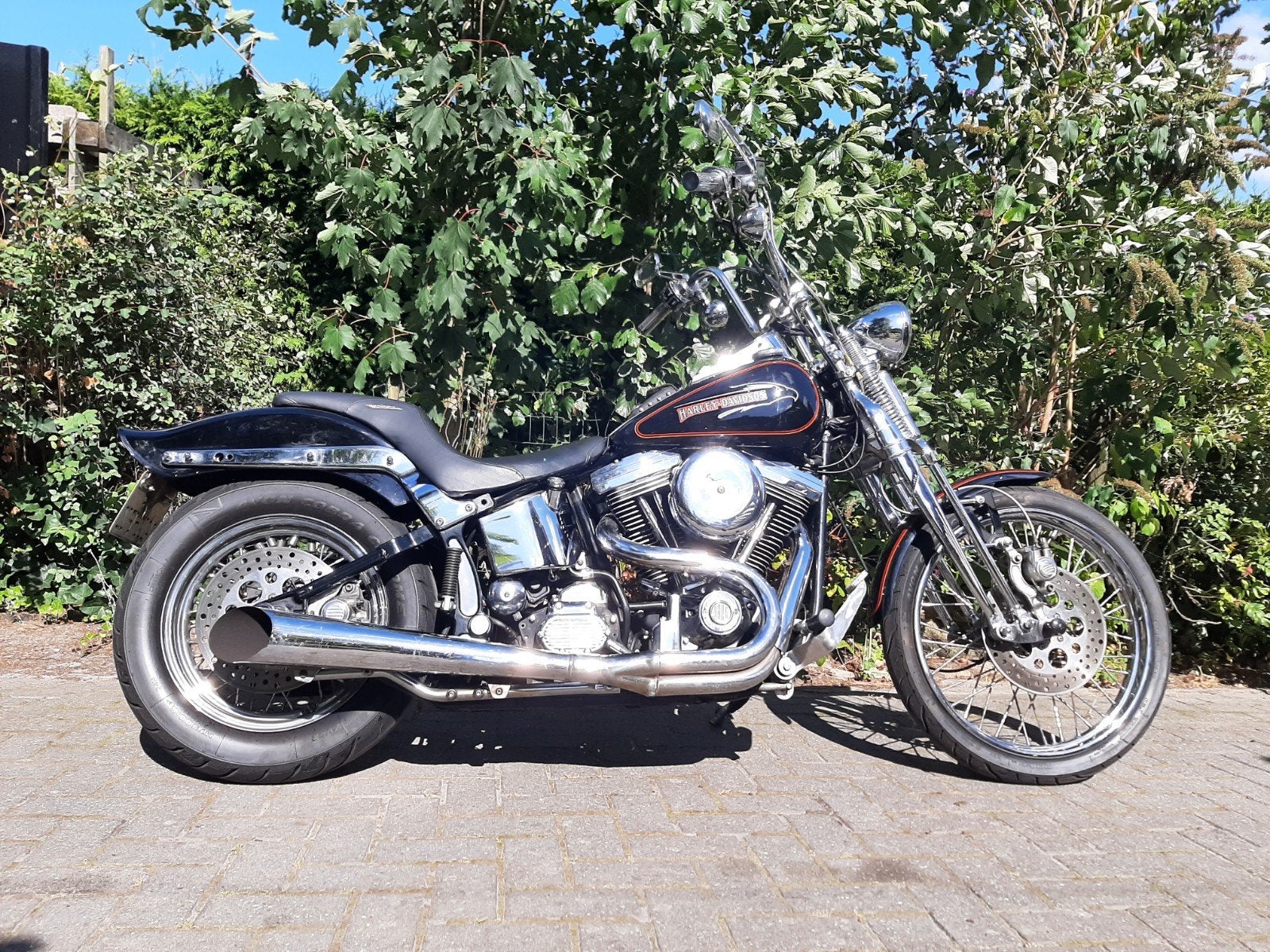 fxsts softail springer 1340 evo, 2 cilinders, Occasion, 1340 cc, Chopper