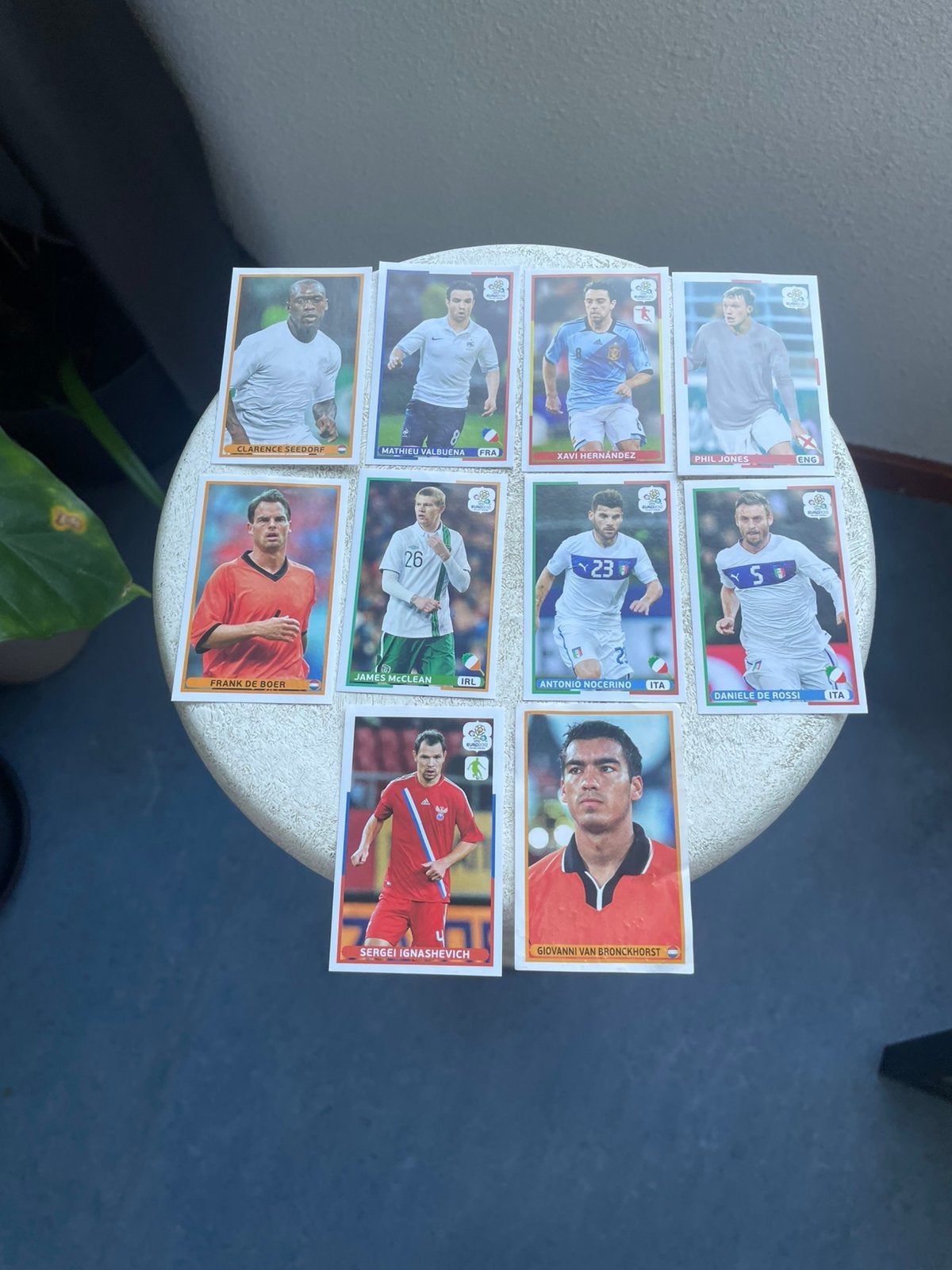Panini euro 2012 kaartjes, Ophalen of Verzenden, Zo goed als nieuw, Meerdere plaatjes