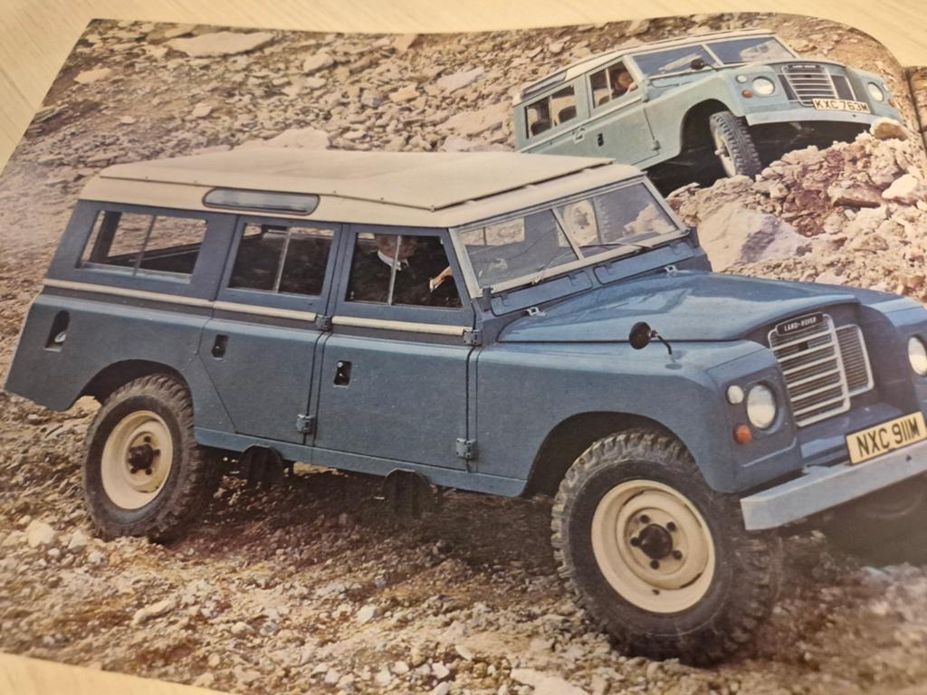 Jaren 70 dikke Landrover 88 109 folder gesloten óók camper, Ophalen of Verzenden, Zo goed als nieuw, Overige merken