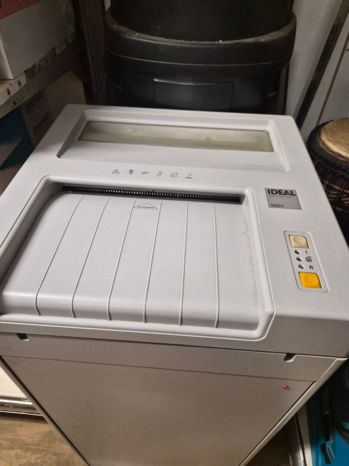 IDEAL 2601 papiervernietiger Shredder, Ophalen, Gebruikt, Overige typen
