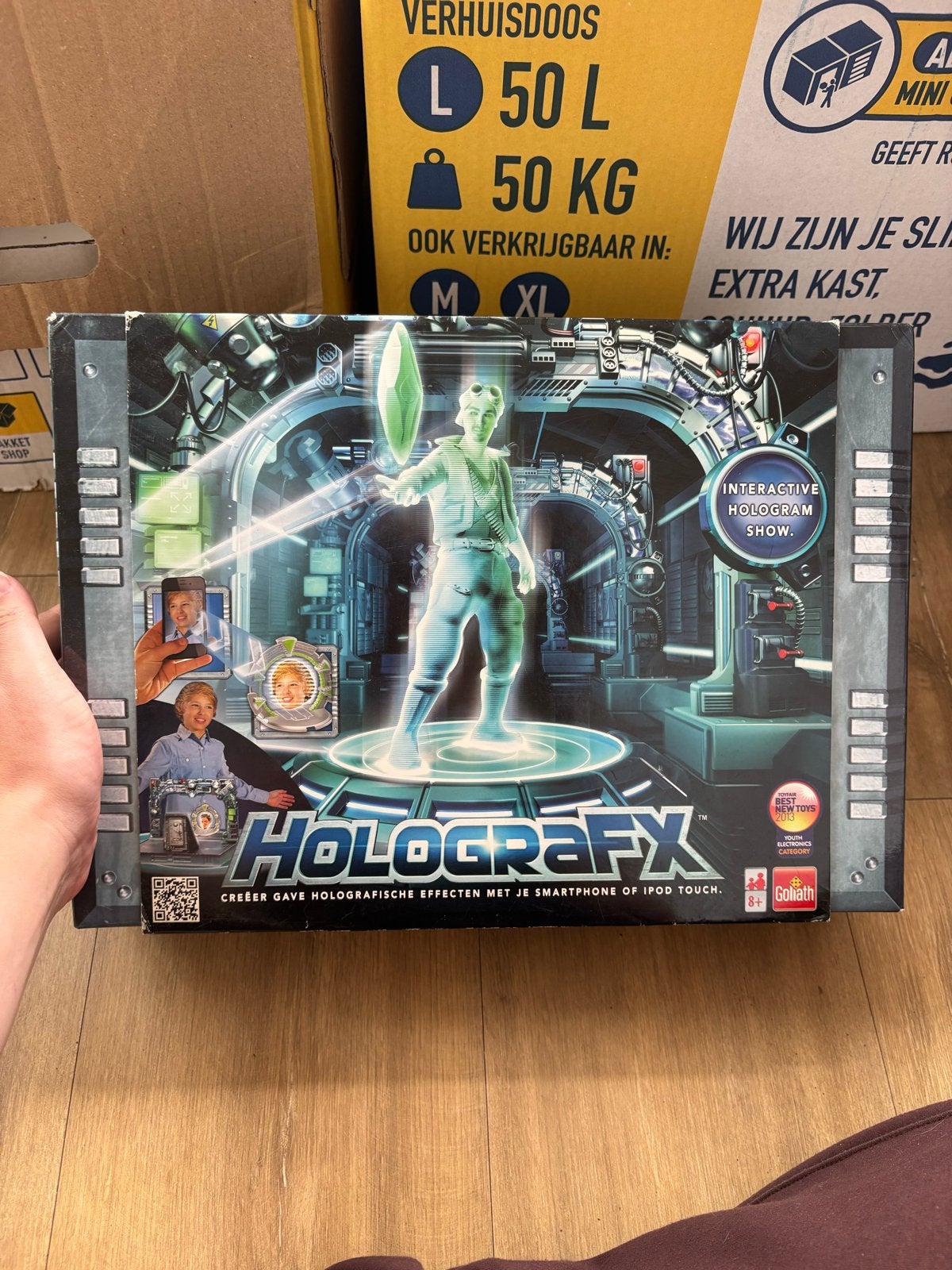 Holografx Interactieve Hologram Show Goliath, Een of twee spelers, Ophalen of Verzenden, Zo goed als nieuw